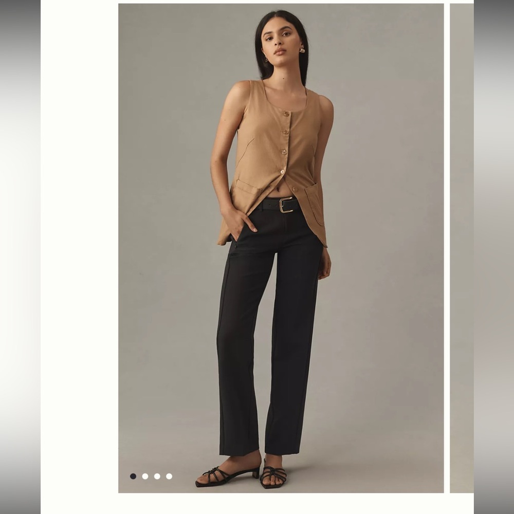 Maeve Black Slim Dress Pants